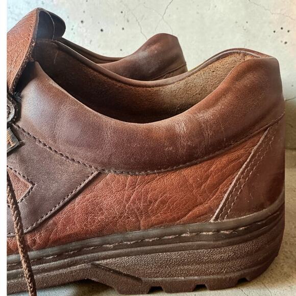 Mephisto Air Bag System Leather Shoes Mens EU 45 US 11.5 Moc Toe Brown main image 6